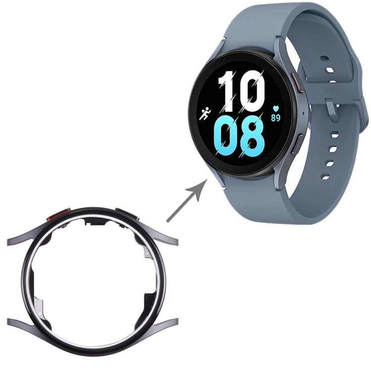 Original LCD Screen Frame Bezel Plate For Samsung Galaxy Watch5 40mm SM-R900 R905(Black) - For Samsung by PMC Jewellery | Online Shopping South Africa | PMC Jewellery