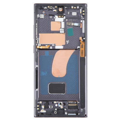 For Samsung Galaxy S23 Ultra 5G SM-S918U US Edition OLED LCD Screen Digitizer Full Assembly with Frame (Black) - LCD Screen by PMC Jewellery | Online Shopping South Africa | PMC Jewellery