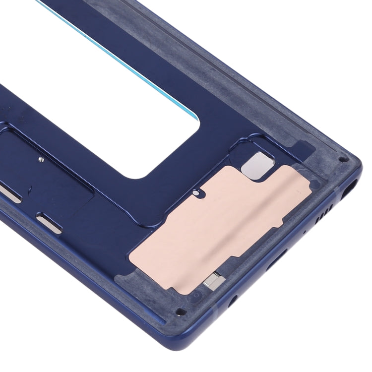 For Samsung Galaxy Note9 SM-N960F/DS, SM-N960U, SM-N9600/DS  Middle Frame Bezel Plate with Side Keys (Blue) - Frame Bezel Plate by PMC Jewellery | Online Shopping South Africa | PMC Jewellery