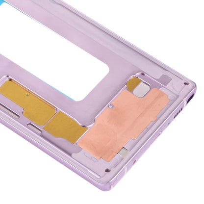 For Samsung Galaxy Note9 SM-N960F/DS, SM-N960U, SM-N9600/DS  Middle Frame Bezel Plate with Side Keys (Purple) - Frame Bezel Plate by PMC Jewellery | Online Shopping South Africa | PMC Jewellery