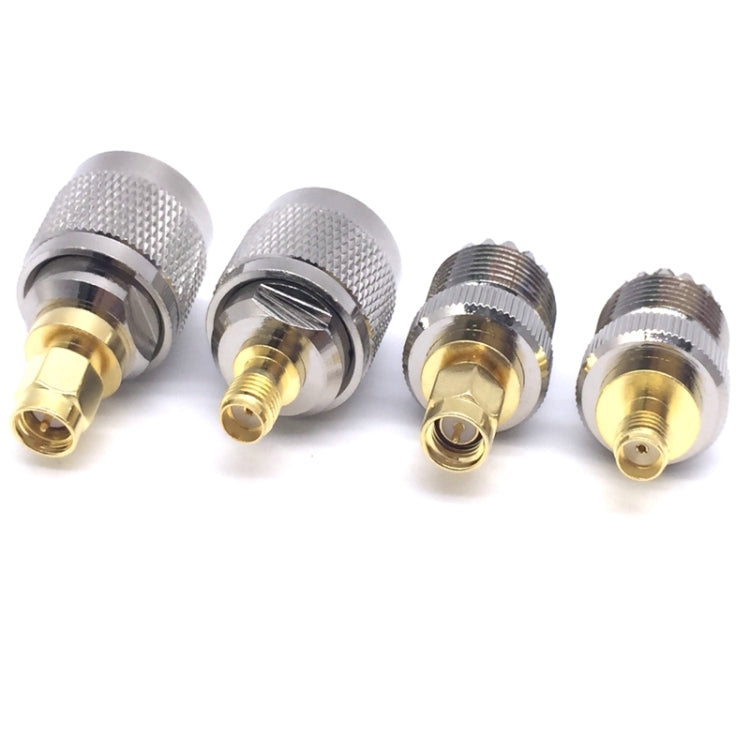 4 PCS / Set UHF PL259 SO239 to SMA Plug RF Connector Test Converter - free shipping - PMC TechLife - Order now!