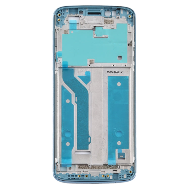 Front Housing LCD Frame Bezel Plate for Motorola Moto E5 Plus (Blue) - Frame Bezel Plate by PMC Jewellery | Online Shopping South Africa | PMC Jewellery