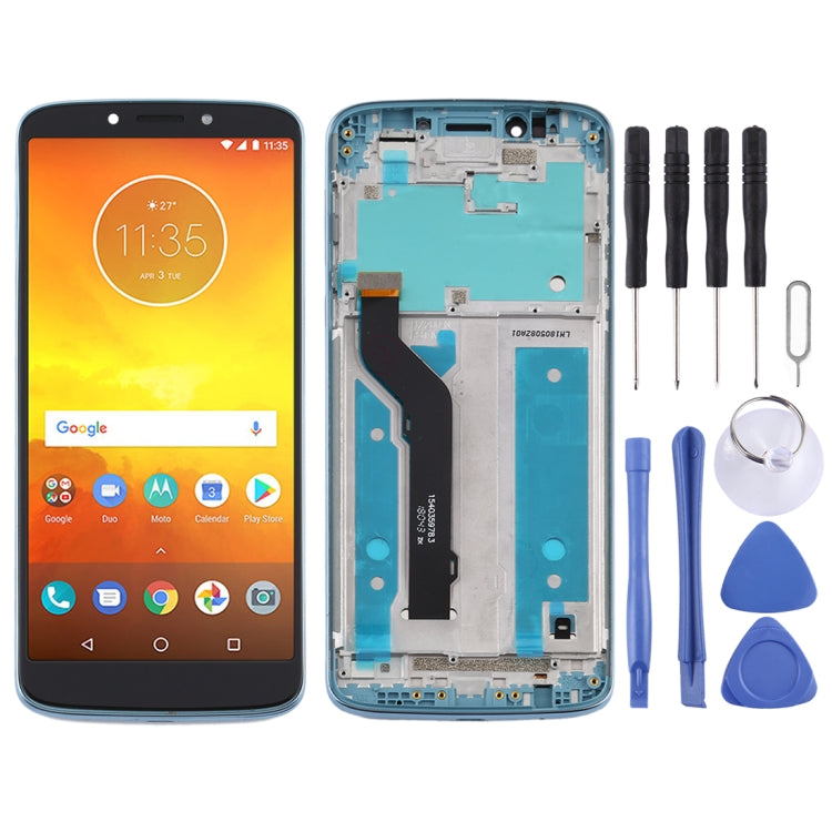 TFT LCD Screen for Motorola Moto E5 Plus Digitizer Full Assembly with Frame(Blue) - free shipping - PMC TechLife - Order now!