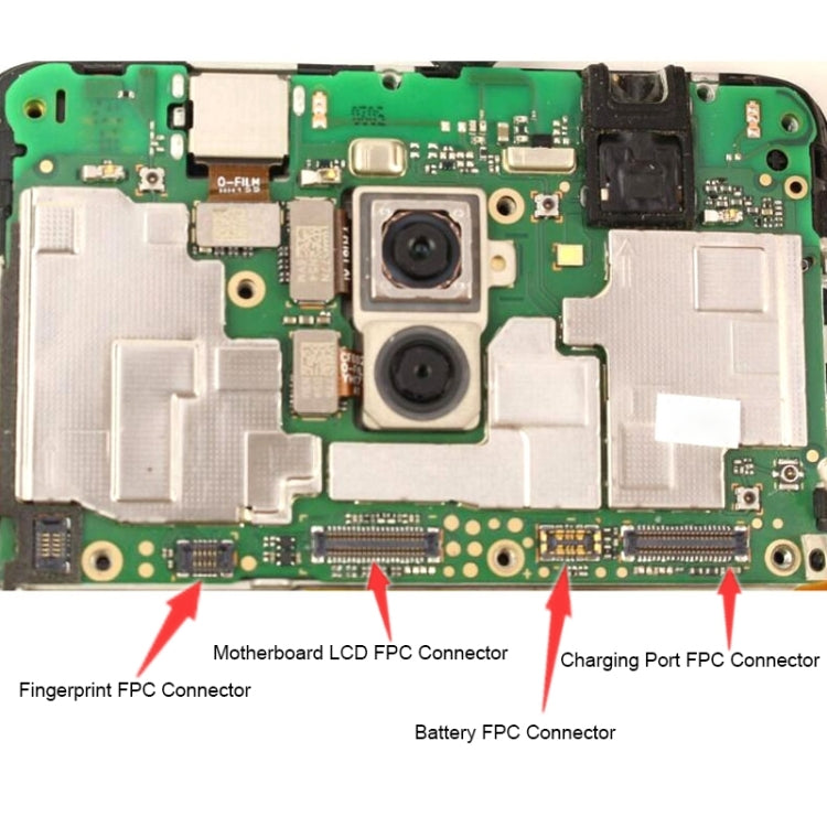 For Huawei Honor 10 Lite / P Smart (2019) 10PCS Motherboard LCD Display FPC Connector - FPC Connector by PMC Jewellery | Online Shopping South Africa | PMC Jewellery