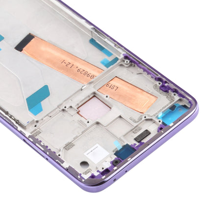 Front Housing LCD Frame Bezel Plate for Xiaomi Redmi K30i 5G (Purple) - LCD Related Parts by PMC Jewellery | Online Shopping South Africa | PMC Jewellery