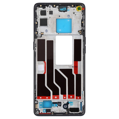 For OPPO Reno5 Pro 5G PDSM00, PDST00, CPH2201 Original Front Housing LCD Frame Bezel Plate (Black) - Frame Bezel Plate by PMC Jewellery | Online Shopping South Africa | PMC Jewellery