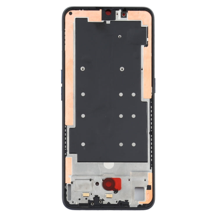 For OPPO Reno3 5G/Reno3 4G PCHM30 CPH2043 Front Housing LCD Frame Bezel Plate (Black) - Frame Bezel Plate by PMC Jewellery | Online Shopping South Africa | PMC Jewellery