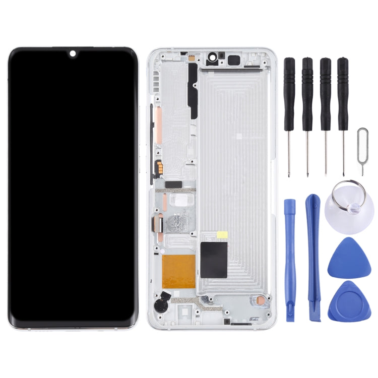 Original LCD Screen and Digitizer Full Assembly With Frame for Xiaomi Mi CC9 Pro / Mi Note 10 / Mi Note 10 Pro(White) - LCD Screen by PMC Jewellery | Online Shopping South Africa | PMC Jewellery