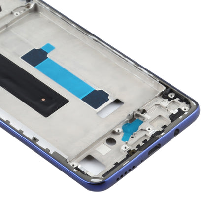 Original Front Housing LCD Frame Bezel Plate for Xiaomi Redmi Note 9 Pro 5G M2007J17C(Blue) - Frame Bezel Plate by PMC Jewellery | Online Shopping South Africa | PMC Jewellery