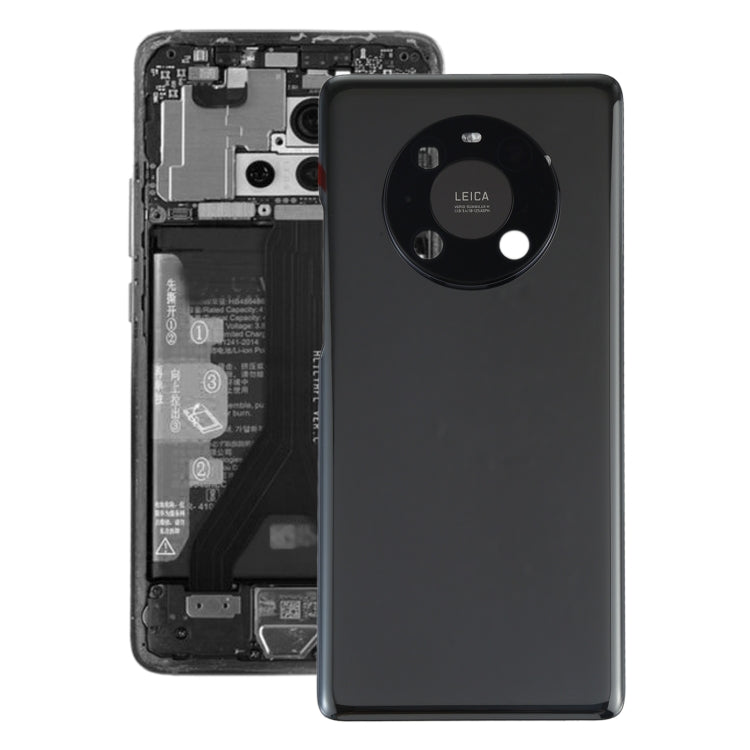 Original Battery Back Cover with Camera Lens Cover for Huawei Mate 40 Pro(Black) - Back Cover by PMC Jewellery | Online Shopping South Africa | PMC Jewellery