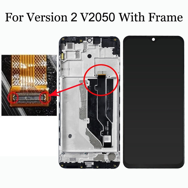 OEM LCD Screen For ZTE 20 Smart V2050  Digitizer Full Assembly with Frame（Black) - For ZTE by PMC Jewellery | Online Shopping South Africa | PMC Jewellery