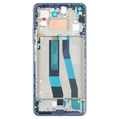 Original Front Housing LCD Frame Bezel Plate for Xiaomi Mi 11 Lite 4G M2101K9AG(Blue) - Frame Bezel Plate by PMC Jewellery | Online Shopping South Africa | PMC Jewellery