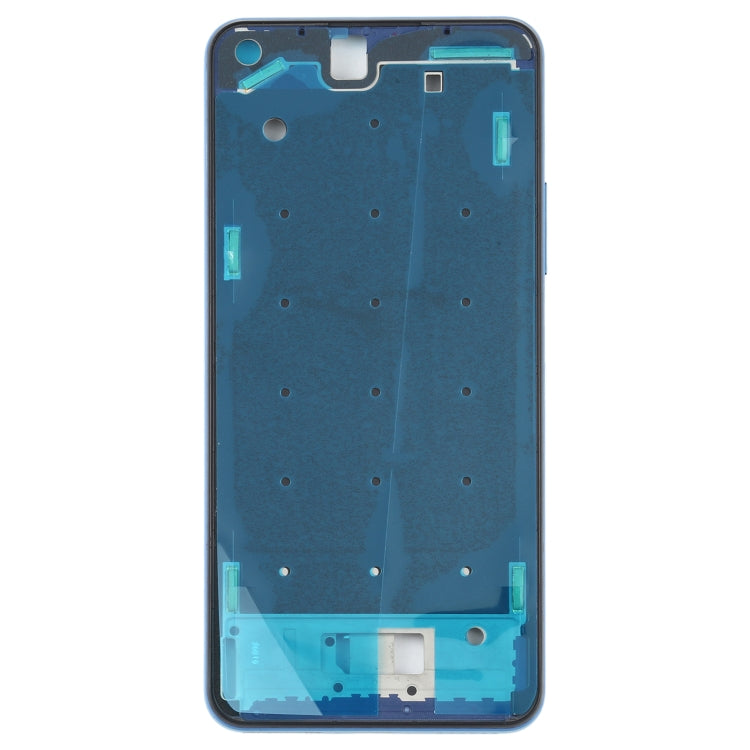 Original Front Housing LCD Frame Bezel Plate for Xiaomi Mi 11 Lite 4G M2101K9AG(Blue) - Frame Bezel Plate by PMC Jewellery | Online Shopping South Africa | PMC Jewellery