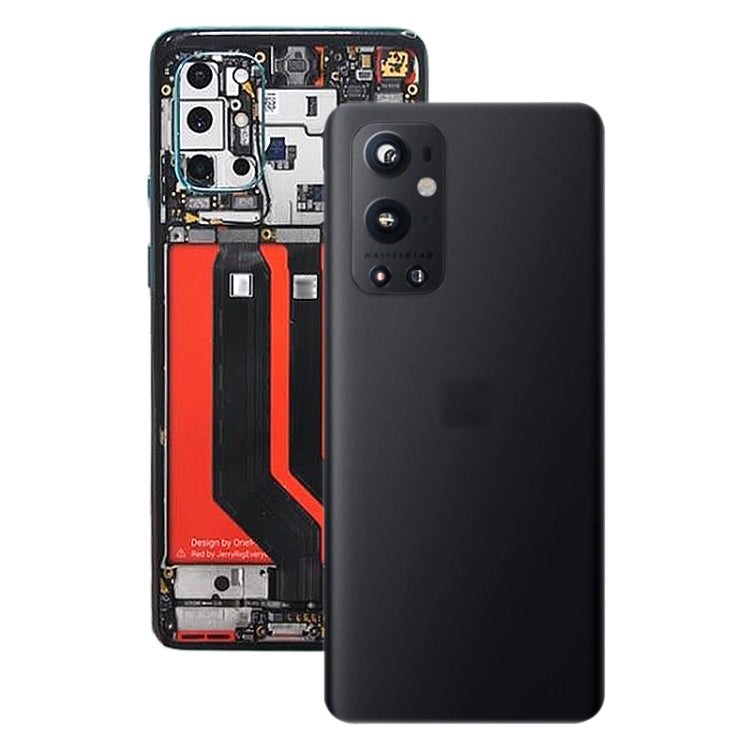 For OnePlus 9 Pro Battery Back Cover With Camera Lens (Black) - Back Cover by PMC TechLife | Online Shopping South Africa | PMC TechLife