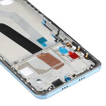 Original Front Housing LCD Frame Bezel Plate for Xiaomi Poco F3 M2012K11AG (Blue) - Frame Bezel Plate by PMC Jewellery | Online Shopping South Africa | PMC Jewellery