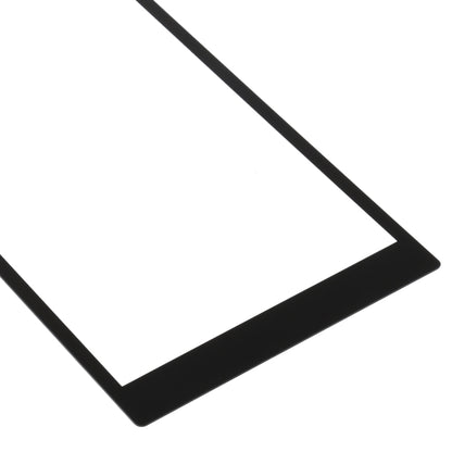 Front Screen Outer Glass Lens for Lenovo Tab 4 / TB-8504F / TB-8504X(Black) - Outer Glass Lens by PMC Jewellery | Online Shopping South Africa | PMC Jewellery