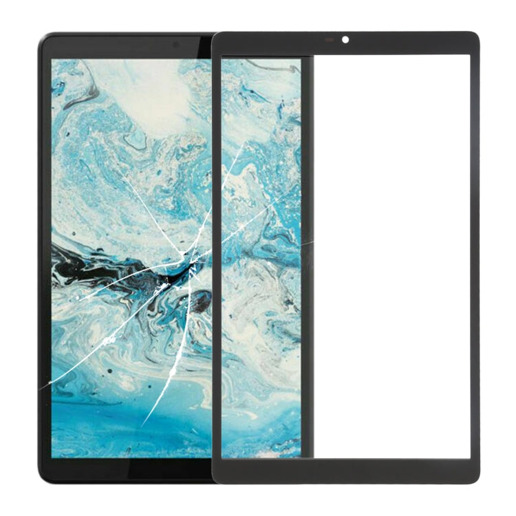 Front Screen Outer Glass Lens for Lenovo Tab M8 (HD) / TB-8505X / TB-8505F / TB-8505(Black) - Outer Glass Lens by PMC Jewellery | Online Shopping South Africa | PMC Jewellery