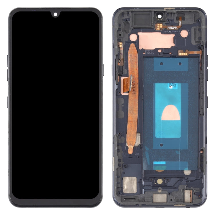 Original LCD Screen for LG G8X ThinQ LMG850EMW LM-G850 Digitizer Full Assembly with Frame (Black) - For LG by PMC Jewellery | Online Shopping South Africa | PMC Jewellery