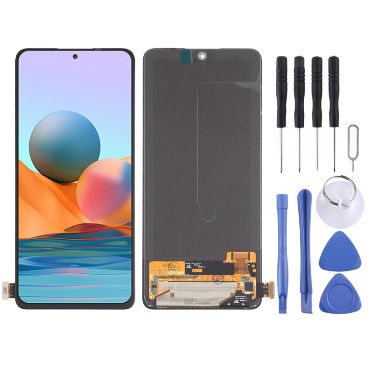 OLED Material LCD Screen and Digitizer Full Assembly for Xiaomi Redmi Note 10 Pro 4G / Redmi Note 10 Pro (India) / Redmi Note 10 Pro Max (4G) M2101K6G M2101K6R M2101K6P M2101K6I - LCD Screen by PMC Jewellery | Online Shopping South Africa | PMC Jewellery