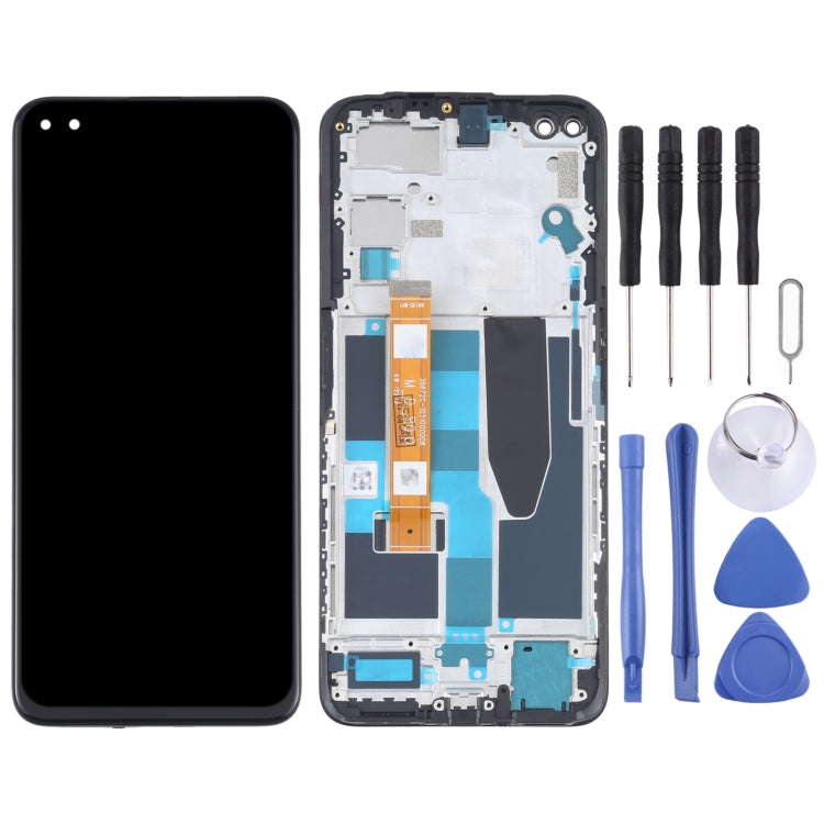LCD Screen and Digitizer Full Assembly With Frame for OPPO Realme X50 5G RMX2144 - free shipping - PMC TechLife - Order now!