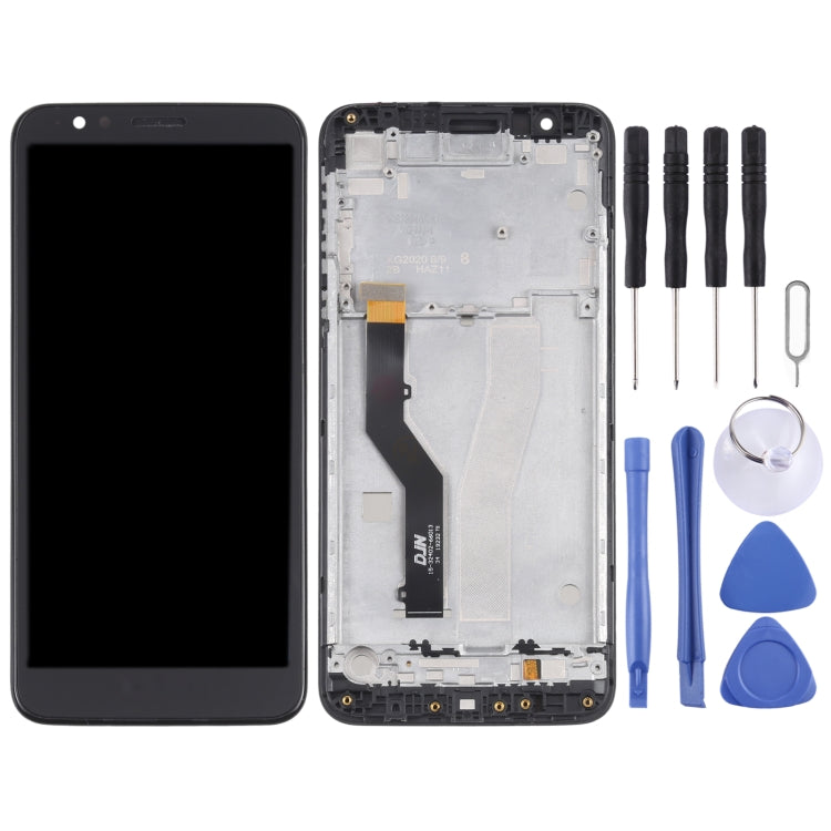 TFT LCD Screen for Motorola Moto E6 / Moto E XT2005-3 XT2005-1 XT2005DL Digitizer Full Assembly with Frame(Black) - LCD Screen by PMC Jewellery | Online Shopping South Africa | PMC Jewellery