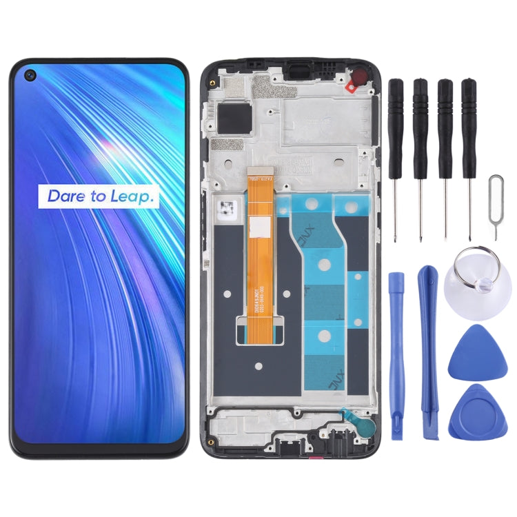 LCD Screen and Digitizer Full Assembly With Frame for OPPO Realme 6 RMX2001 - LCD Screen by PMC Jewellery | Online Shopping South Africa | PMC Jewellery