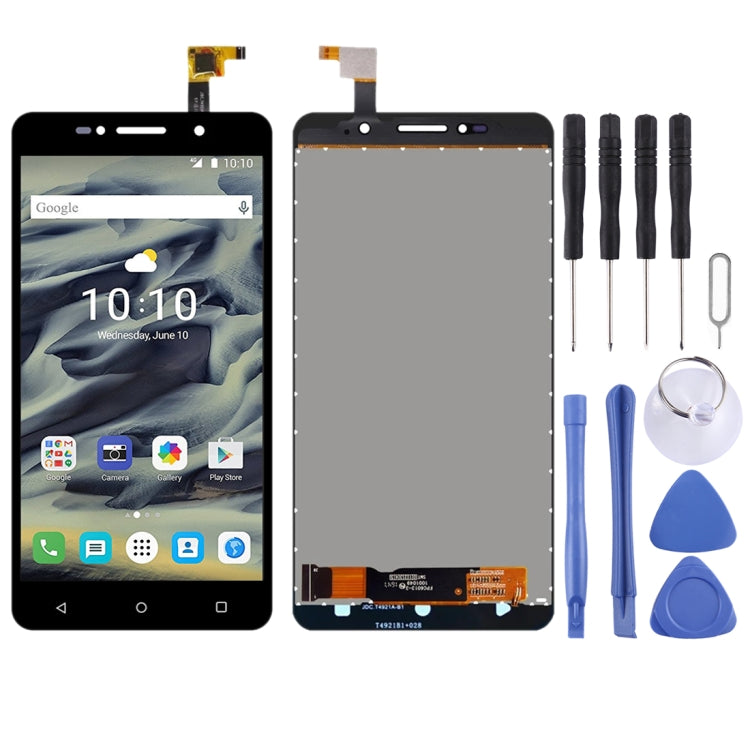 LCD Screen and Digitizer Full Assembly for Alcatel One Touch Pixi 4 (6) 3G OT-8050D OT8050 8050D 8050(Black) - LCD Screen by PMC Jewellery | Online Shopping South Africa | PMC Jewellery