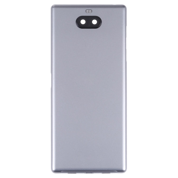 Battery Back Cover for Sony Xperia 10 Plus(Grey) - Back Cover by PMC TechLife | Online Shopping South Africa | PMC TechLife