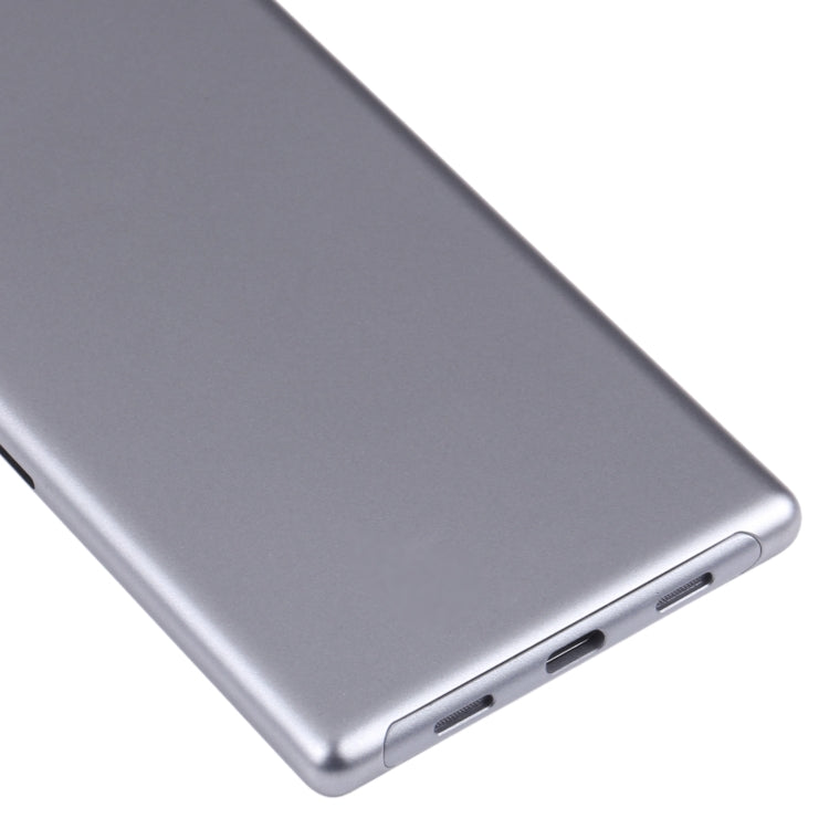 Battery Back Cover for Sony Xperia 10 Plus(Grey) - Back Cover by PMC TechLife | Online Shopping South Africa | PMC TechLife