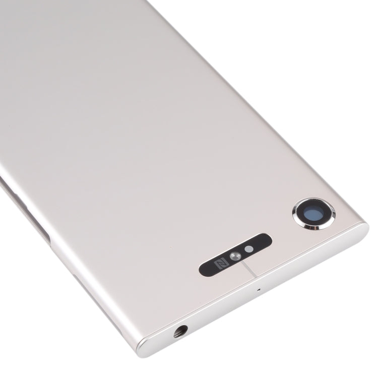 Battery Back Cover for Sony Xperia XZ1(Silver) - Back Cover by PMC Jewellery | Online Shopping South Africa | PMC Jewellery