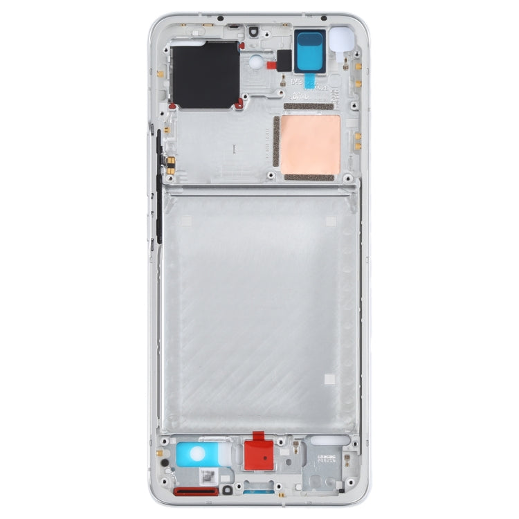 Original Front Housing LCD Frame Bezel Plate for Xiaomi Mi 11 Pro M2102K1AC (Silver) - Frame Bezel Plate by PMC Jewellery | Online Shopping South Africa | PMC Jewellery