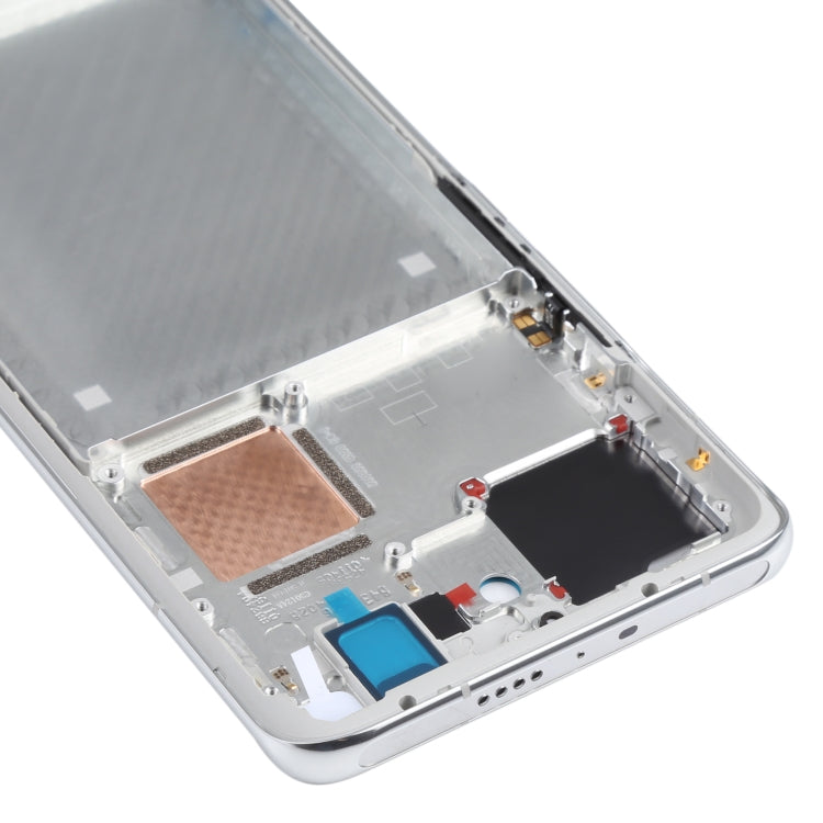 Original Front Housing LCD Frame Bezel Plate for Xiaomi Mi 11 Pro M2102K1AC (Silver) - Frame Bezel Plate by PMC TechLife | Online Shopping South Africa | PMC TechLife