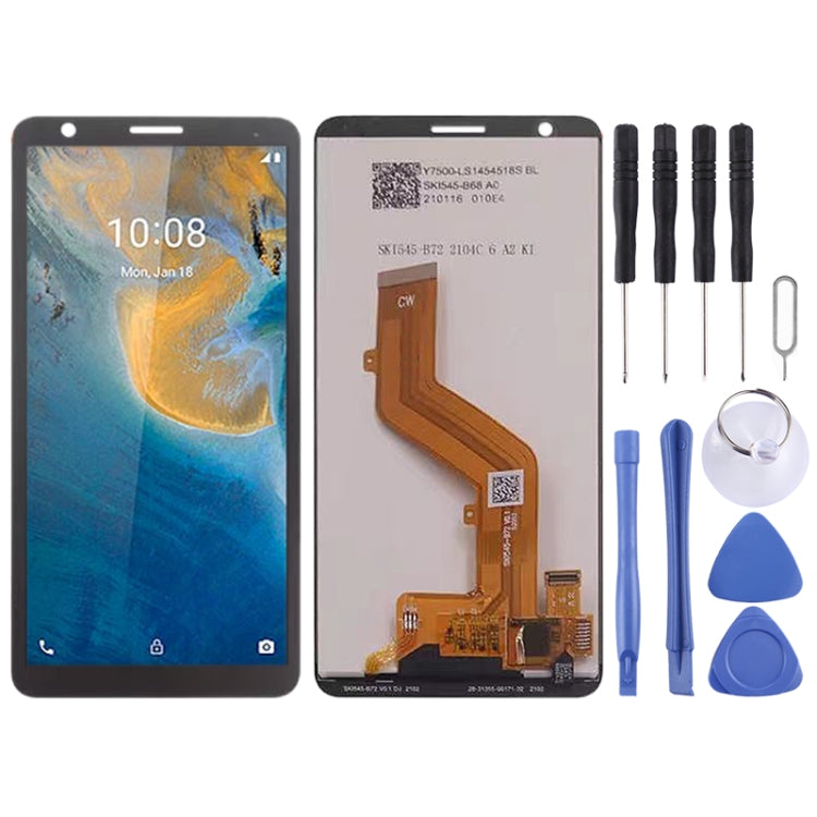 LCD Screen and Digitizer Full Assembly for ZTE Blade A31 (2021)(Black) - free shipping - PMC TechLife - Order now!