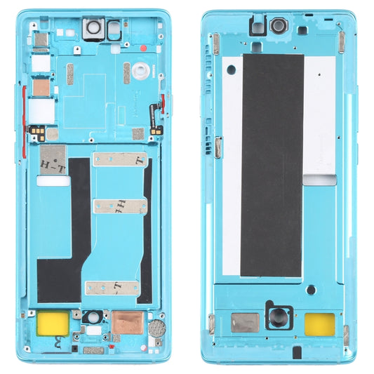 Original Front Housing LCD Frame Bezel Plate for TCL 20 Pro 5G (Blue) - For TCL by PMC Jewellery | Online Shopping South Africa | PMC Jewellery