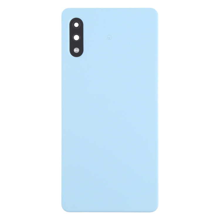 Battery Back Cover with Camera Lens Cover for Sony Xperia Ace II SO-41B(Blue) - Back Cover by PMC TechLife | Online Shopping South Africa | PMC TechLife