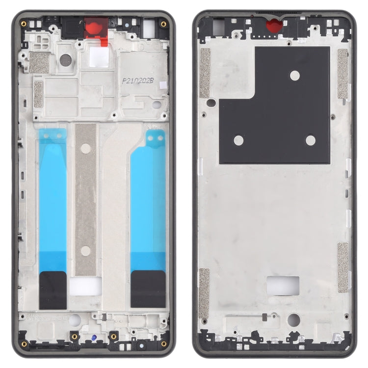 Middle Frame Bezel Plate for Sony Xperia Ace II SO-41B(Black) - Frame Bezel Plate by PMC TechLife | Online Shopping South Africa | PMC TechLife