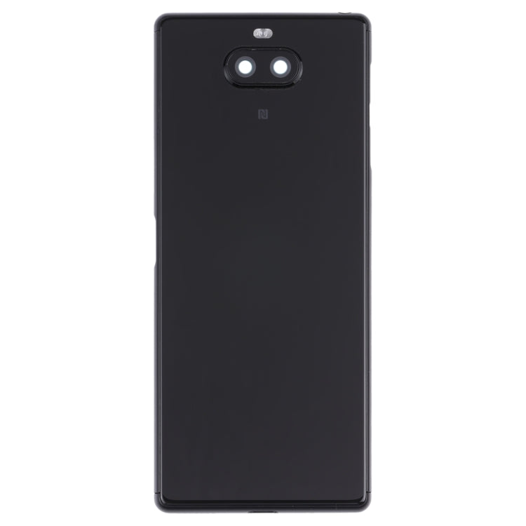 For Sony Xperia 8 Battery Back Cover with Middle Frame & Camera Lens Cover(Black) - Back Cover by PMC Jewellery | Online Shopping South Africa | PMC Jewellery