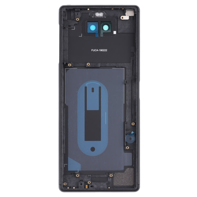 For Sony Xperia 8 Battery Back Cover with Middle Frame & Camera Lens Cover(Black) - Back Cover by PMC Jewellery | Online Shopping South Africa | PMC Jewellery