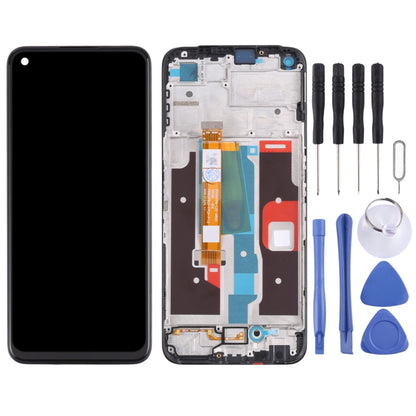 LCD Screen and Digitizer Full Assembly with Frame for OPPO Realme 8i RMX3151(Black) - LCD Screen by PMC Jewellery | Online Shopping South Africa | PMC Jewellery