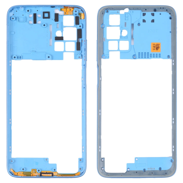 Middle Frame Bezel Plate for Xiaomi Redmi 10/Redmi 10 Prime/Redmi Note 11 4G/Redmi 10 2022(Blue) - Frame Bezel Plate by PMC Jewellery | Online Shopping South Africa | PMC Jewellery