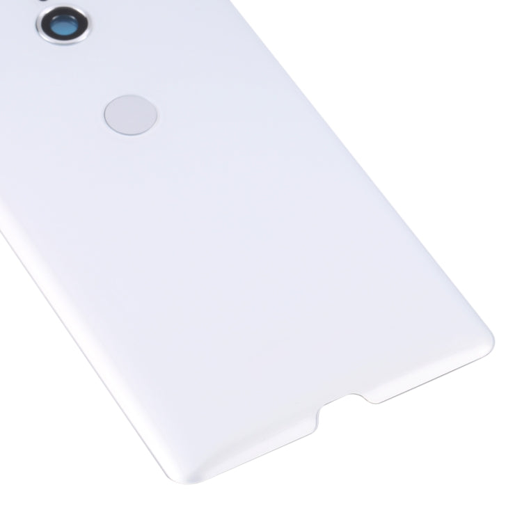 Original Battery Back Cover with Fingerprint for Sony Xperia XZ3(Silver) - Back Cover by PMC TechLife | Online Shopping South Africa | PMC TechLife