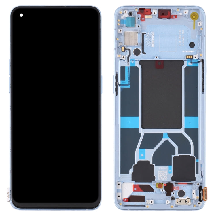 Original LCD Screen For OPPO Reno6 5G PEQM00 CPH2251 Digitizer Full Assembly with Frame (Blue) - LCD Screen by PMC Jewellery | Online Shopping South Africa | PMC Jewellery