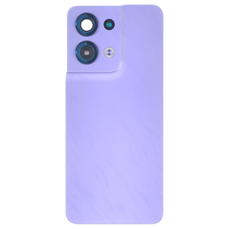 For OPPO Reno8 Original Battery Back Cover with Camera Lens Cover(Purple) - Back Cover by PMC Jewellery | Online Shopping South Africa | PMC Jewellery