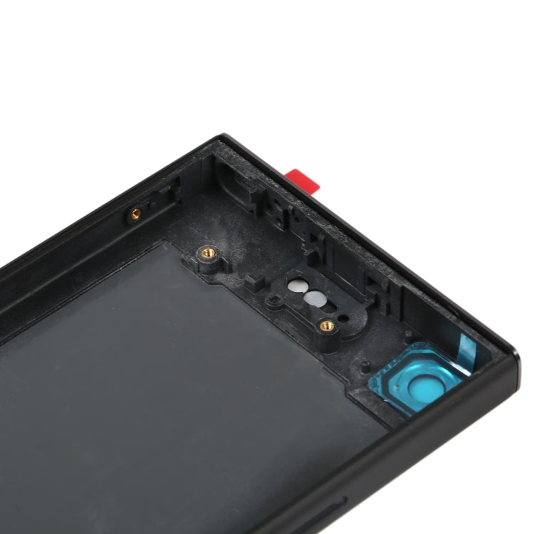 Original Battery Back Cover with Camera Lens Cover for Sony Xperia XZ1 Compact(Black) - Back Cover by PMC TechLife | Online Shopping South Africa | PMC TechLife