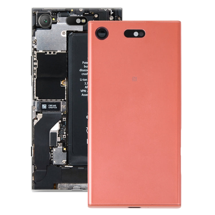 Original Battery Back Cover with Camera Lens Cover for Sony Xperia XZ1 Compact(Orange) - Back Cover by PMC TechLife | Online Shopping South Africa | PMC TechLife