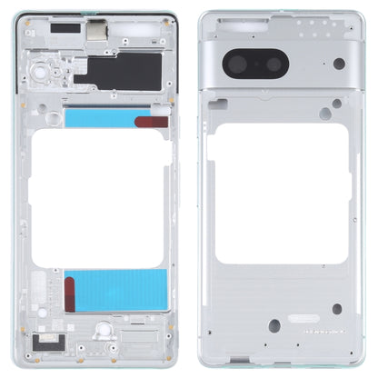 For Google Pixel 7 Front Housing LCD Frame Bezel Plate(Silver) - Frame Bezel Plate by PMC Jewellery | Online Shopping South Africa | PMC Jewellery