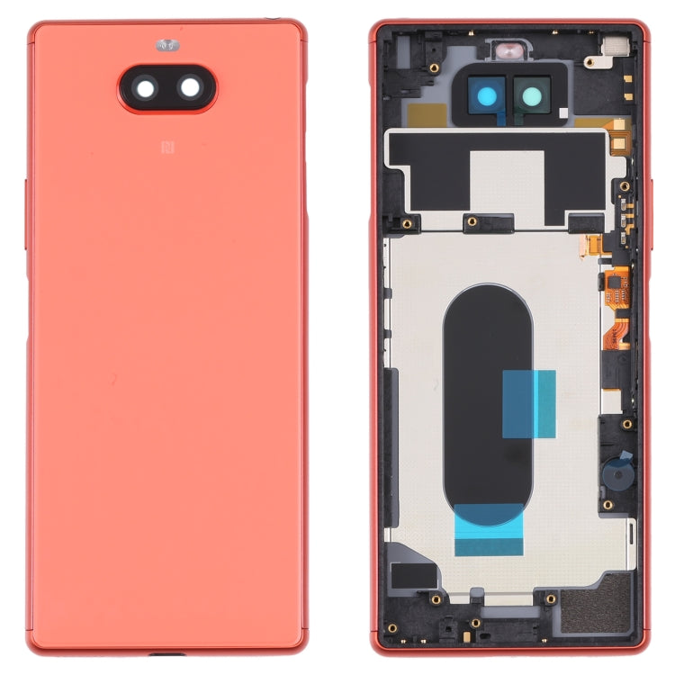 For Sony Xperia 8 Original Battery Back Cover(Orange) - Back Cover by PMC TechLife | Online Shopping South Africa | PMC TechLife