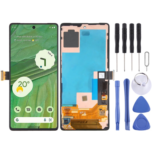 OLED Material LCD Screen for Google Pixel 6 Pro G8VOU Digitizer Full Assembly With Frame - LCD Screen by PMC Jewellery | Online Shopping South Africa | PMC Jewellery