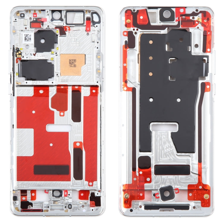 For Huawei P50 Pro Original Front Housing LCD Frame Bezel Plate(Silver) - Full Housing Cover by PMC Jewellery | Online Shopping South Africa | PMC Jewellery