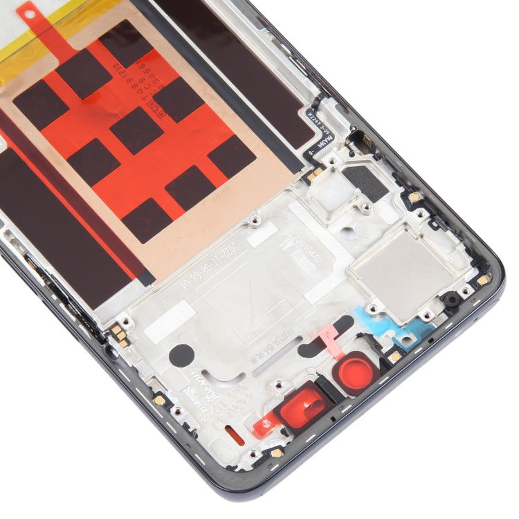 For OPPO Reno9 Pro Original Front Housing LCD Frame Bezel Plate (Black) - Frame Bezel Plate by PMC TechLife | Online Shopping South Africa | PMC TechLife